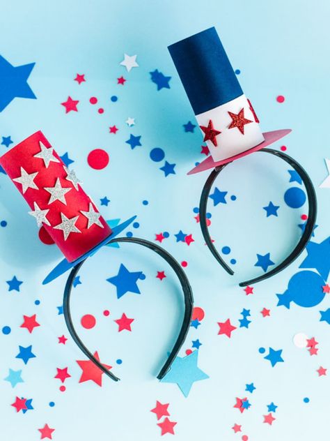 11 Easy Patriotic Crafts & Activities for Kids | Fun365 4th Of July Kids Crafts, Easy Patriotic Crafts, Patriotic Crafts For Kids, Fourth Of July Crafts For Kids, Patriotic Kids, Patriotic Projects, Patriots Day, Party Planning Ideas, Patriotic Crafts