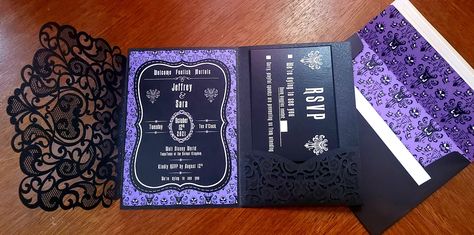 Haunted Mansion Invitations, Haunted Mansion Themed Wedding, Disney Halloween Wedding, Halloween Disney Wedding, Haunted Mansion Wedding Ideas, Haunted Mansion Birthday Party, Haunted Mansion Wedding, Sweet Sixteen Themes, Haunted Wedding