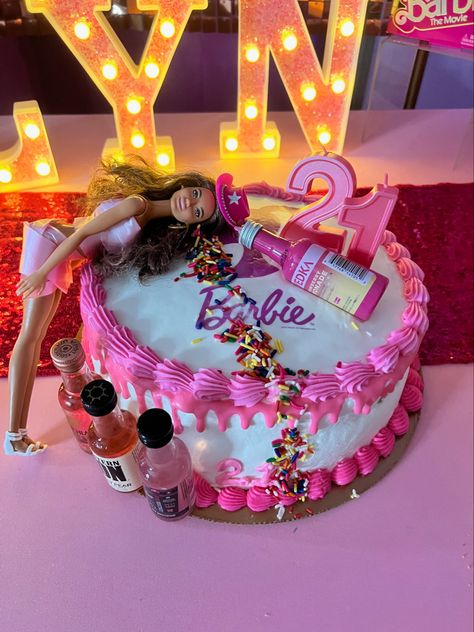 Barbie cake 21, heb cake, drunk Barbie, Barbie birthday, turning 21, cowgirl Barbie, western Barbie, cowgirl disco Trashy Barbie Cake, 21st Barbie Cake, Barbie Birthday Cake 21, Barbie Cake 21, Drunk Barbie Cake 21st, Barbie 21st Birthday Cake, Disco Cowgirl Cake, 21 Banner, 27th Birthday Cake