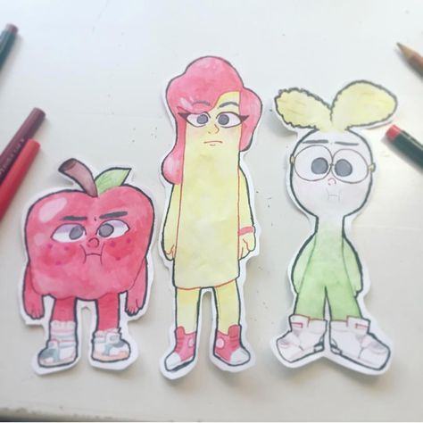 Apple And Onion Fanart, Apple And Onion, Apple And Onion Cartoon Fanart, Good Cartoons, Cute Comics, Cartoon Network, Cartoon Drawings, Sketch Book, Character Design