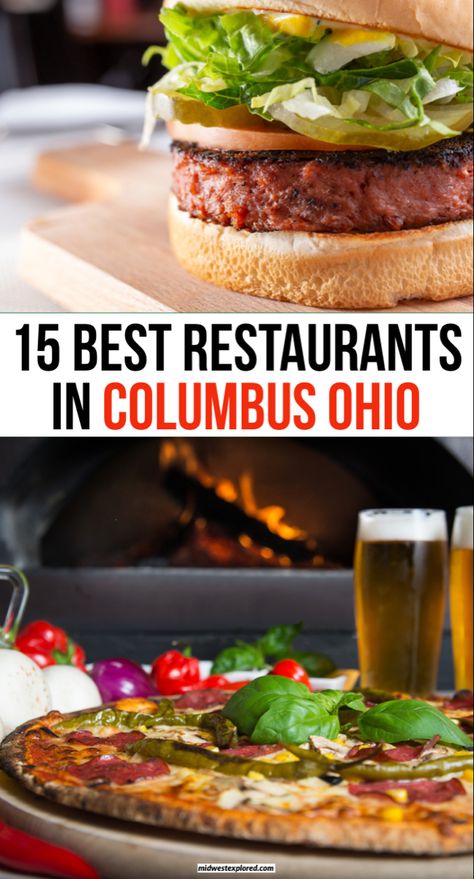 Visiting Columbus OH and searching for the best restaurants in Columbus? Here you will find 15 of the best Columbus restaurants you should try| the best places to eat in Columbus| The best food in Columbus OH everyone will love #food #restaurant #columbus #ohio #usa Best Places To Eat In Columbus Ohio, Columbus Ohio Food, Easton Columbus Ohio, Columbus Ohio Restaurants, Short North Columbus Ohio, Columbus Restaurants, Downtown Columbus Ohio, Big 30, City Of Columbus