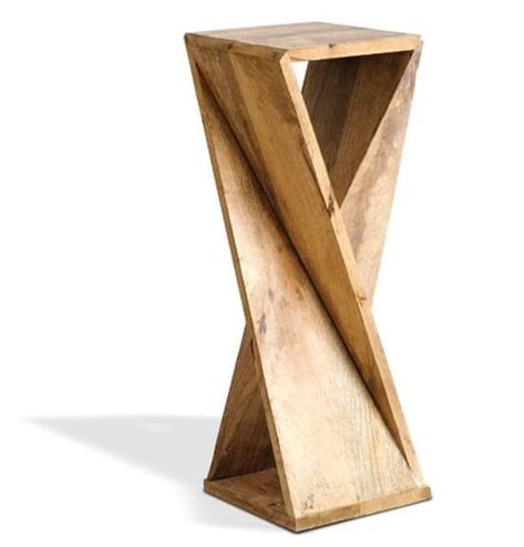 Mesa de madera trenzada Foreside Tre Kunst, Geometric Solids, Wood Working Ideas, Things To Build, Diy Holz, Wood End Tables, Into The Wood, Wood Works, Teds Woodworking