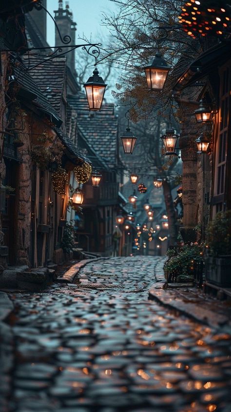 Autumn Night Wallpaper, Dark Autumn Wallpaper, Background Aesthetic Fall, Street Light Aesthetic, Street Lights Aesthetic, Alleyway Aesthetic, Dark Autumn Aesthetic, Dark Fall Aesthetic, Halloween Landscape