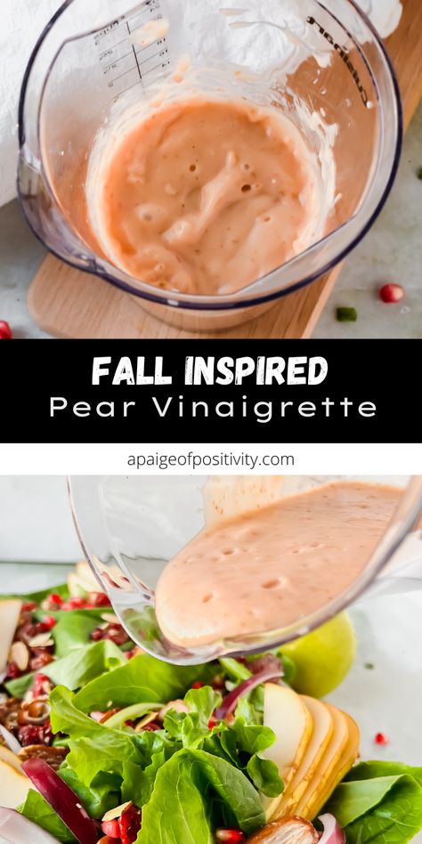 Pear Vinaigrette, Creamy Jalapeno Sauce, Winter Salads, Pecan Salad, Winter Fruit, Buddha Bowls, Pear Salad, Pear Recipes, Autumn Salad