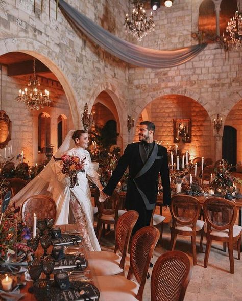 A Candlelit Destination Wedding in Lebanon Groom In Jeans, Wedding Dress Bride, Dress Bride, Lace Wedding Dress, Lebanon, Beautiful Destinations, Middle East, In The Heart, Real Weddings