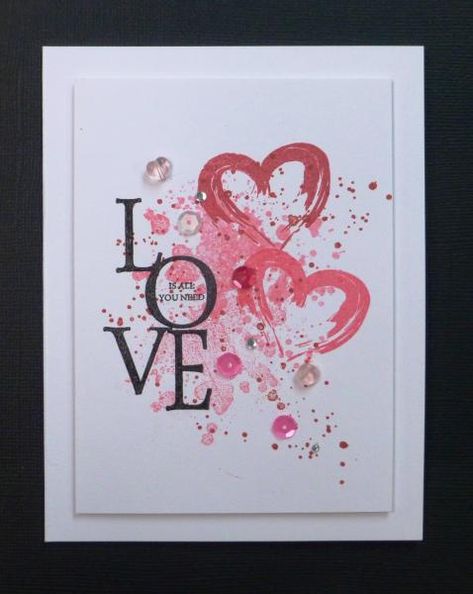 Creative Valentine Cards, Beautiful Valentine Cards, Card With Hearts, Valentines Bricolage, Valentines Day Cards Handmade, Valentine Love Cards, Valentine Cards Handmade, Creative Valentines, Valentines Card