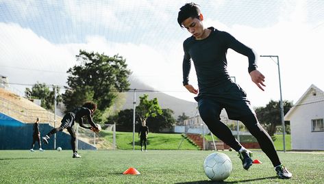 7 ways to boost athletic performance with your diet Football Dribbling, Soccer Training Equipment, Football Training Drills, Football Training Equipment, Training Football, Soccer Practice, Portfolio Websites, Soccer Drills, Association Football