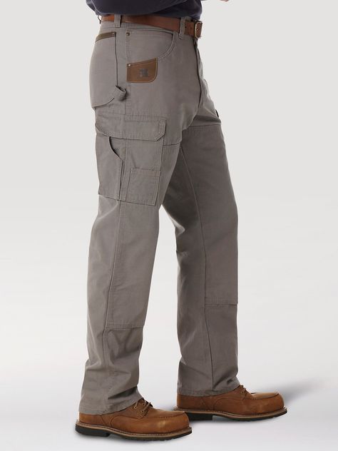 Wrangler® RIGGS Workwear® Ripstop Ranger Cargo Pant Work Wear Men Workwear, Mens Tactical Pants, Mens Fashion Casual Shoes, Ripstop Pants, Cargo Work Pants, Wrangler Pants, Mens Outdoor Clothing, Mens Slacks, Pants Outfit Men