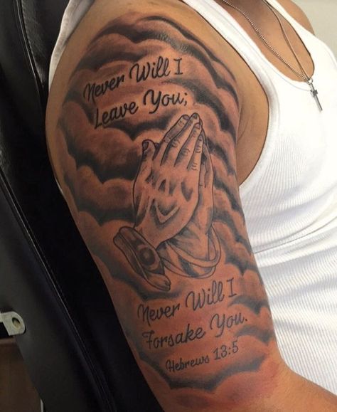 What we suffer now is nothing compared to the glory he will reveal to us later Romans 8:18 Black Men Shoulder Tattoo Ideas Quarter Sleeve, Christian Shoulder Tattoo For Men, Romans 5 8 Tattoo Ideas, Best Shoulder Tattoos Men, Shoulder Tattoo Men Ideas, Upper Shoulder Tattoo Men, Upper Shoulder Tattoo Men Ideas, Upper Arm Tattoo Men, Bicep Tattoo Ideas