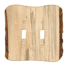 Rustic Edge Blued Pine Double Switch Plate Rustic Switch Plate Covers, Rustic Switch Plates, Rustic Log Furniture, Blue Pine, Black Forest Decor, Rustic Room, Log Furniture, Toggle Light Switch, Light Switches