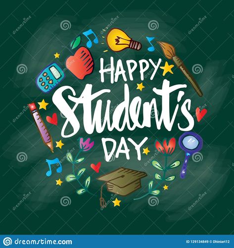 Happy Students Day Pictures, Happy Students Day, Beginner Drawing Lessons, Students Day, Happy Students, Drawing For Beginners, November 17, Origami Crafts, Drawing Lessons