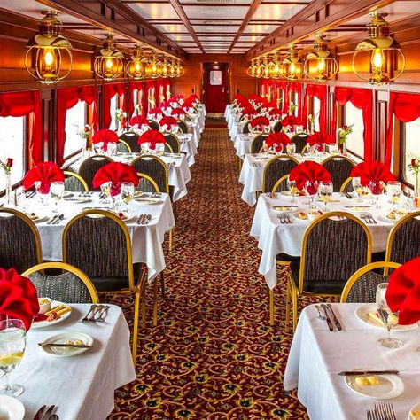 On My Old Kentucky Dinner Train, You Can Enjoy a Gourmet Meal as You Ride Through the Kentucky Countryside | EatingWell Kentucky Countryside, Dinner Train, Trestle Bridge, Simplon Orient Express, Train Trips, American Travel, Vintage Train, Train Car, Train Rides