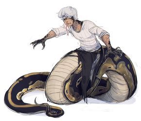 Snake Humanoid, Snake Person Character Design, Naga Character Design, Naga Oc, Naga Art, Snake Person, Snake People, Snake Man, Humanoid Creatures