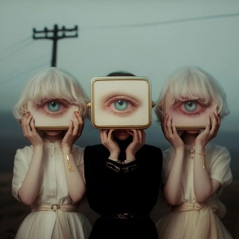 P A R A N O R M A L A C T I V I T Y: The Superb Surreal AI Portraits by Michele Loubser » Design You Trust — Design Daily Since 2007 Bloemfontein South Africa, Trust Design, Surreal Photography, Surreal World, Surreal Portrait, Surrealism Art, Images And Words, Exploring The World, Photo Story