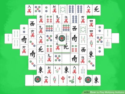 3 Ways to Play Mahjong Solitaire - wikiHow Mahjong Online, Real Life Games, Mahjong Set, Solitaire Games, Simple Game, Play Games, Diy Arts And Crafts, Game Night, Puzzle Game