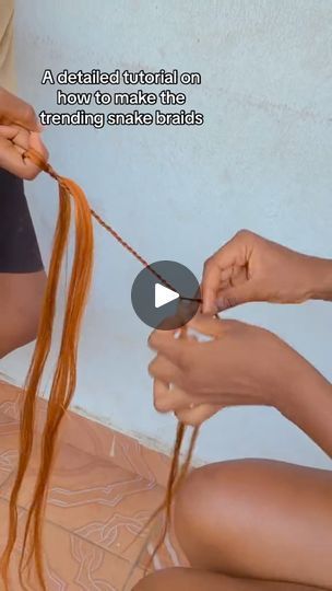 Snake Braid Hairstyles, Snake Braid Tutorial, Snake Braids, Snake Braid, Rest Up, Hey Love, Black Hair Care, Braiding Hair, Middle Part