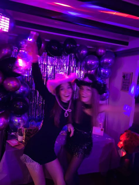 Blackout Or Back Out Party Theme, Neon Cowboy Party, Blackout Party Theme, Space Cowboy Party Theme, Rave Theme Party, Cowboy Party Theme, Rave Party Decorations, 21st Birthday Pictures, Rave Party Outfit