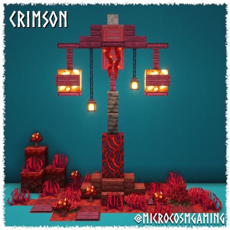 Here are some Nether based Lamp Post styles. I'm considering a Nether based build tutorial for my next YT video and these were some ambient decoration ideas. Would you use these in your world if you built in the Nether, or Overworld but Nether themed?


#minecraft #minecraftbuilds #minecraftbuild #creative #minecraft #howtobuild #minecraftideas #minecraftpc #minecraftbuilding #minecraftdesign #minecraftyoutuber #minecrafter #minecraftcreations #minecraftdesign #nether #minecraftnether Minecraft Nether In Overworld, Mc Lamp Post, Minecraft Nether Bridge Ideas, Minecraft Nether Path Design, Nether Themed Room Minecraft, Nether Design Ideas, Nether Tree Minecraft, Minecraft Nether Themed Builds, Nether Themed Minecraft House