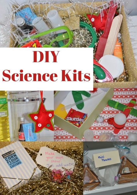 Homemade Science Gifts - easy DIY Science Kits for Kids #christmas #christmasgifts #unusualchristmasgifts Science Gifts For Kids, Unusual Christmas Gifts, Science Kits For Kids, Christmas Science, Diy Science, Science Gifts, Craft Kits For Kids, Science Kits, Diy Craft Kits