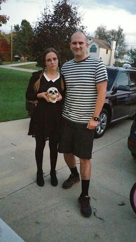 Wednesday Adams And Pugsley, Wednesday Addams And Pugsley Costume, Pugsly And Wednesday Costume, Wednesday Addams And Pugsley, Pugsly Addams Costume, Wednesday Adams Couple Costume, Addams Costume Family, Wednesday And Pugsley Costume, Pugsley Costume