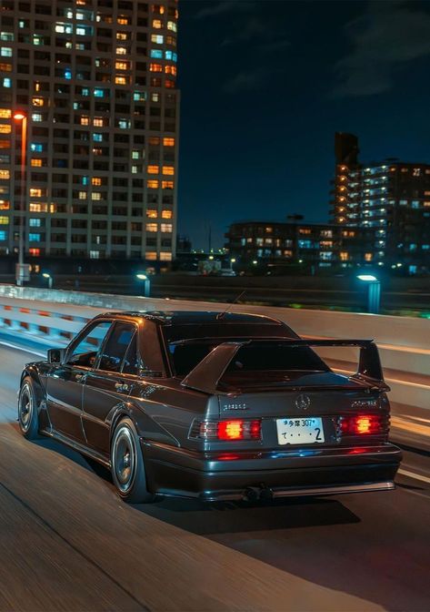 MERCEDES 190 E 2.5-16 EVO II Mercedes Evo 2, Mercedes 190 Evo, Streets Of Tokyo, Mercedes Wallpaper, Old Mercedes, Midnight Club, Car Scene, Mercedes Benz 190e, Mercedes 190