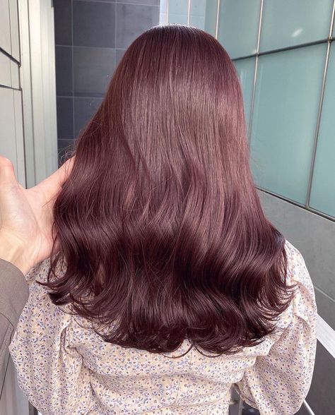 Brown Hair With Hints Of Red, Rose Chocolate Hair, Berry Brown Hair Color, Burgundy Hair Red, Chestnut Red Hair, Redish Brown Hair Color, Rose Brown Hair Color, Pinkish Brown Hair, Dark Maroon Hair