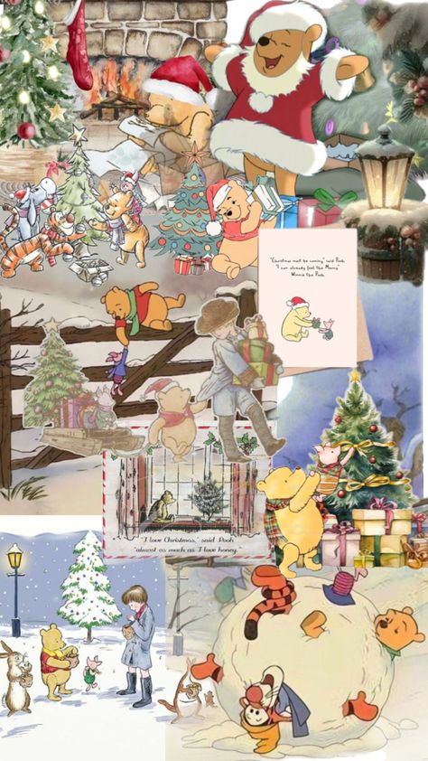 Winnie the pooh wallpaper Winter Winnie The Pooh Wallpaper, Winnie The Pooh Wallpaper Christmas, Disney New Years Wallpaper, Christmas Wallpaper Winnie The Pooh, Christmas Winnie The Pooh Wallpaper, Pooh Christmas Wallpaper, Winnie The Pooh Christmas Wallpapers, Harry Potter Christmas Dinner, Winnie The Pooh Wallpaper Vintage