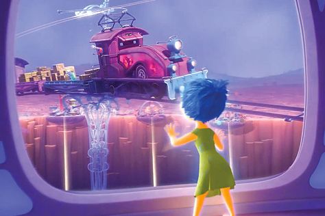 Inside Out's Train of Thought | O Gauge Railroading On Line Forum Joy Inside Out, Disney World Attractions, Epcot Theme Park, Train Of Thought, The Human Brain, Disney Inside Out, Future World, Ticket Design, Childhood Movies