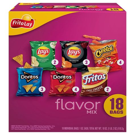 Lays Flavors, Chili Cheese Fritos, Cheetos Crunchy, Portion Size, Box Snack, Frito Lay, Cheese Cultures, Cheese Snacks, Chili Cheese