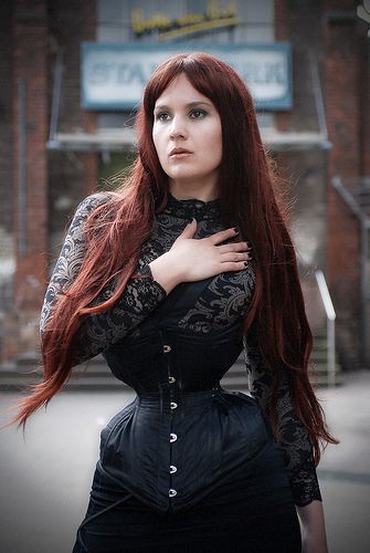 Madmoiselle Méli - 48cm (19 inch) wasp waist by robertusk, via Flickr Wasp Waist, Hourglass Waist, Corset Outfits, Corset Training, Corset Outfit, Waist Corset, Waist Cincher Corset, Gothic Models, Corset Fashion