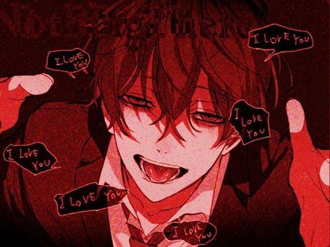 Red Anime Guy Pfp, Edgy Red Aesthetic Pfp, Red Yanderecore, Anime Pfp Red Aesthetic, Obsessive Aesthetic Red, Red And White Anime Aesthetic, Yandere Red Aesthetic, Red Anime Discord Pfp, Red Anime Aesthetic Gif