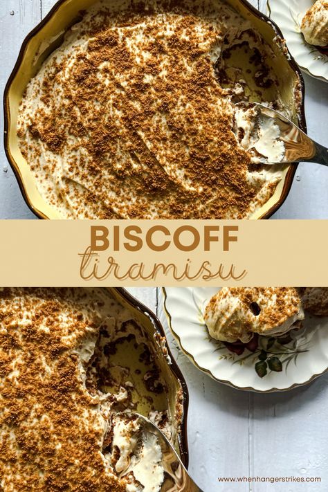 Biscoff Tiramisu, Biscoff Recipes, Eid Food, Biscoff Spread, Fruity Cake, Mascarpone Cream, Biscoff Cookies, Tiramisu Recipe, Lady Fingers