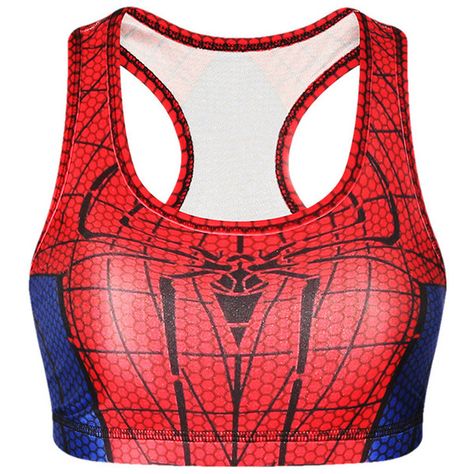 Womens Stylish U Neck Spider-Man Printed Tank Crop Top Red ($9.09) ❤ liked on Polyvore featuring tops, red, red crop top, red top and cropped tops Spiderman Crop Top, Tops Bras, May Parker, Marvel Clothes, Tank Crop Top, Cropped Shirts, Fandom Fashion, Red Crop Top, Red Tank Tops