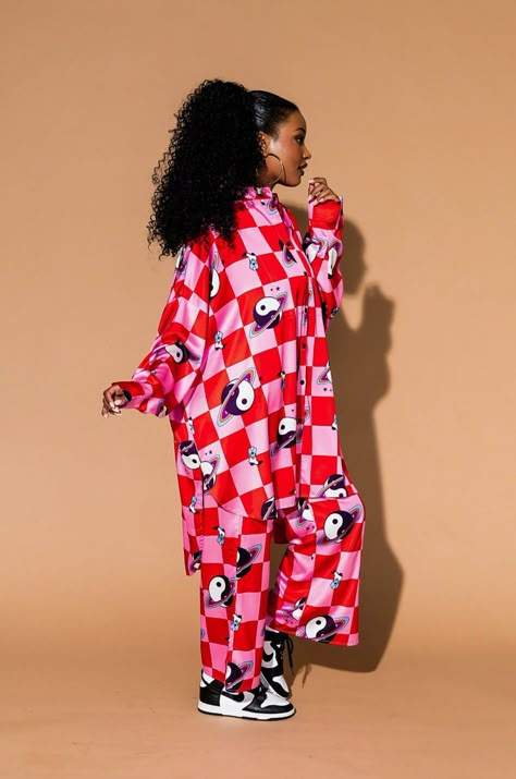 LALA ORIGINAL: Lala Satin Playsuit in Cosmic Cowgirl – Dressed in Lala Cute Pajamas Plus Size, Fun Jumpsuits, Funky Style Outfits, Gothabilly Fashion, Arcade Fashion, Maximalism Fashion, Plus Size Grunge, Vintage Outfit Inspiration, Cosmic Cowgirl