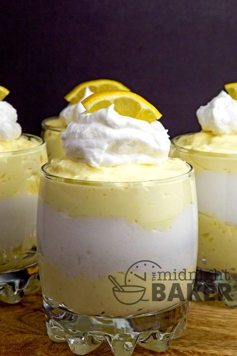 This no-bake creamy lemon dessert is full of lemony flavor with a velvety texture Lemon Concentrate, Bon Bons Recipe, Parfait Desserts, Family Desserts, Lemon Mousse, Lemon Dessert, Cream Fresh, Parfait Recipes, Brunch Food