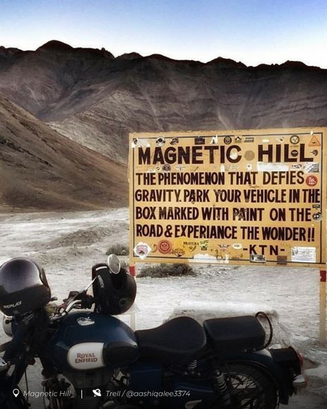 Magnetic Hill (India) Magnetic Hill, Magnets, Wonder, India, Movie Posters, Film Posters