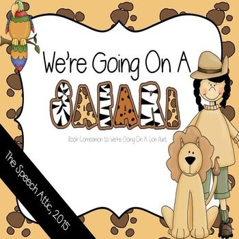 Are you ready to take your students on an exciting adventure to learn all about jungle animals?  Book companion to We're Going On A Lion Hunt Adapted by: Margery CuylerYou will need to purchase this book separately.-Welcome to the jungle: (pages 3-4) Print, laminate, and attach pages together. Going On A Lion Hunt, Speech Therapy Tools, Superlative Adjectives, Book Companion, Safari Adventure, Animal Book, Interactive Book, Vocabulary Cards, Welcome To The Jungle