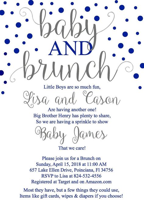 Sprinkle Brunch Ideas, 2nd Child Baby Shower Ideas, Baby Boy Sprinkle Themes Spring, Baby Boy Shower Invitation Ideas, Baby Boy Sprinkle Invitations, Baby Sprinkle For Boy, Spring Baby Sprinkle Ideas, Baby Sprinkle Brunch Ideas