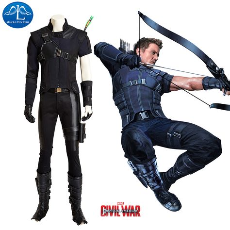 >> Click to Buy << MANLUYUNXIAO Men's Costume Captain America Costume Civil War Hawkeye Costume Deluxe Outfit Halloween Carnival Cosplay Costume #Affiliate Hawkeye Cosplay, Hawkeye Clint Barton, Hawkeye Costume, Moon Knight Costume, Captain America Cosplay, Power Rangers Costume, Nezuko Cosplay, Captain America Costume, Men Costume