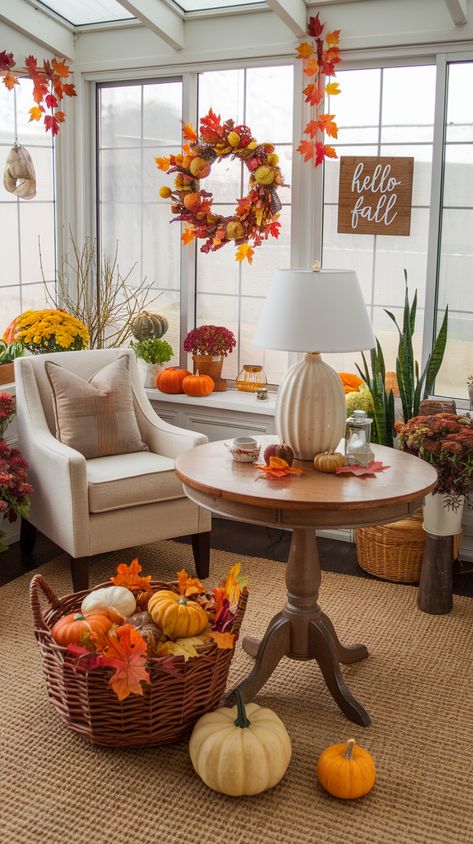 27 Cozy Sunroom Ideas to Brighten Your Home This Fall – HPD TEAM Cozy Sunroom Decorating Ideas, Sunroom Flooring Ideas, Cozy Sunroom Ideas, Sunroom Flooring, Weathered Wood Furniture, Boho Sunroom, Modern Sunroom, Sunroom Office, Cozy Sunroom