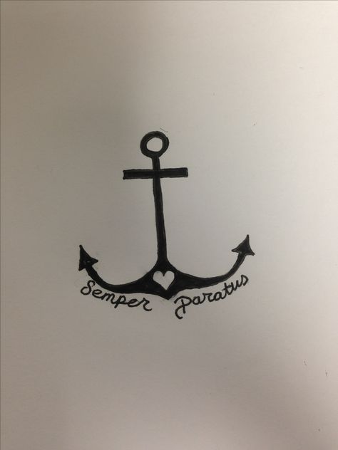 I want to get this tattoo in memory of my grandad, who was in the coast guard. Coast Guard Tattoo Ideas, Semper Paratus Tattoo, Coast Guard Tattoo, Fingerprint Heart Tattoos, Trendy Tattoo Ideas, Bff Tats, Semper Paratus, Ring Tattoo Designs, Fire Fighter Tattoos