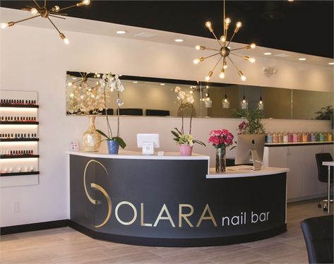 This brand new salon offers nearby beachgoers the best in upscale pedicures and customer service experience. Upscale Nail Salon, Beauty Salon Decor Luxury, Nail Bar Ideas, Upscale Salon, Luxury Nail Salon, Hair Salon Interior Design, Salon Interior Design Ideas, Salon Offers, Nail Salon Interior Design