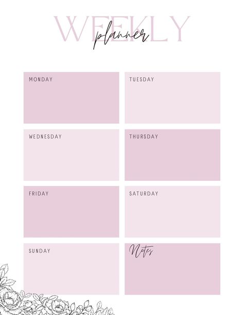 Printable weekly planner, homeschool planner, light pink theme, planner, downloadable plannerlovers #dailyofficeplanner Homeschool Weekly Planner, Light Pink Theme, Weekly Planner Pink, Goodnotes 6, Pink Weekly Planner, Study Planner Printable Free, Daily Planner Book, Planner Weekly Layout, Ipad Backgrounds