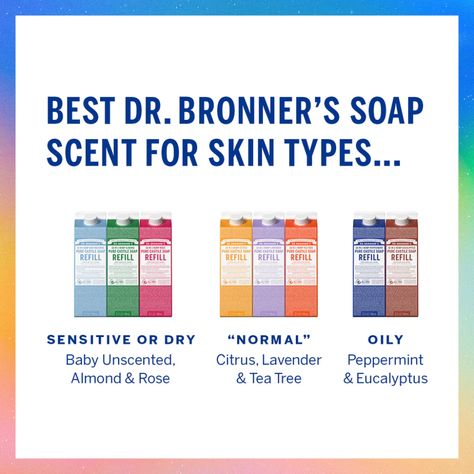 The Best Soap For Dry Skin | Finding a Soap & Scent for You – Dr. Bronner's Dr Bronners Body Wash, Dr Bronners Soap, Castile Soap Uses, Soap For Dry Skin, Dr Bronners, Sugar Soap, Pure Castile Soap, Pure Soap, Soap For Sensitive Skin