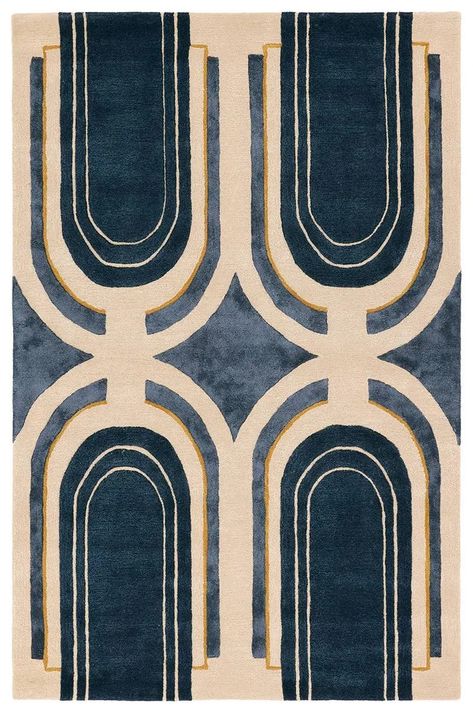 Iconic ICO16 Luxury Rug | Roger + Chris Mid Century Modern Partition, Modern Partition, Sitting Rooms, Jaipur Rugs, Geometric Motif, Interior Accents, Jaipur Living, Artisan Rugs, Rug Direct