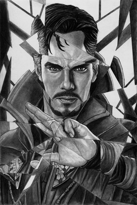 Dr Strange Tattoo Ideas, Sketch Marvel, Dr Strange Tattoo, Doctor Strange Tattoo, Doctor Strange Tattoo Ideas, Dr Strange Drawing Easy, Dr Strange Art, Dr Strange Drawing, Dr Strange Sketch