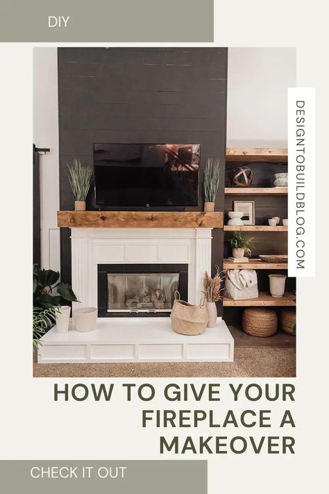 Are you feeling like your fireplace is looking a bit dated? Do you want to give it a makeover but don't know where to start? Look no further! In this guide, you'll learn how to give your fireplace a fresh, modern look without breaking the bank. With simple and affordable steps, you'll be able to transform your fireplace into a beautiful focal point of your home in no time. Affordable Fireplace Makeover, 90s Fireplace Makeover, Fireplace Remodel Diy, Mantle Makeover, Corner Fireplace Makeover, Diy Fireplace Makeover, Corner Fireplace, Modern Farmhouse Design, Fireplace Remodel