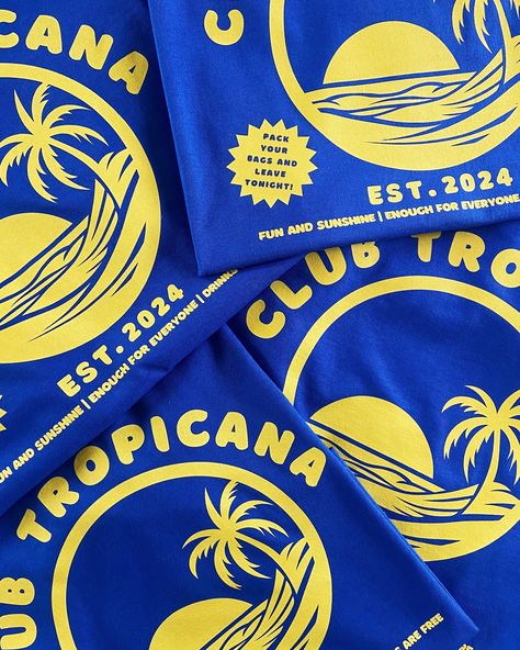 Well the last two days have given us a glimpse of spring… I’m totally ready for it to be t-shirt weather already anyone else?! Why not grab one of our new CLUB TROPICANA tees now so you’re all prepped for the next time the sun gets his hat on 😆 Fam going to be jealous of your new garms? Don’t forget we do matchy kids and adults, sizes 1-2 up to 5XL* so no-one has to miss out Don’t fancy this colour? You can change it! Get in touch for more details Have a super weekend everyone X Club Tropicana, Jealous Of You, Surprise Party, Second Day, Got Him, Creative Space, To Miss, The Sun, Sun