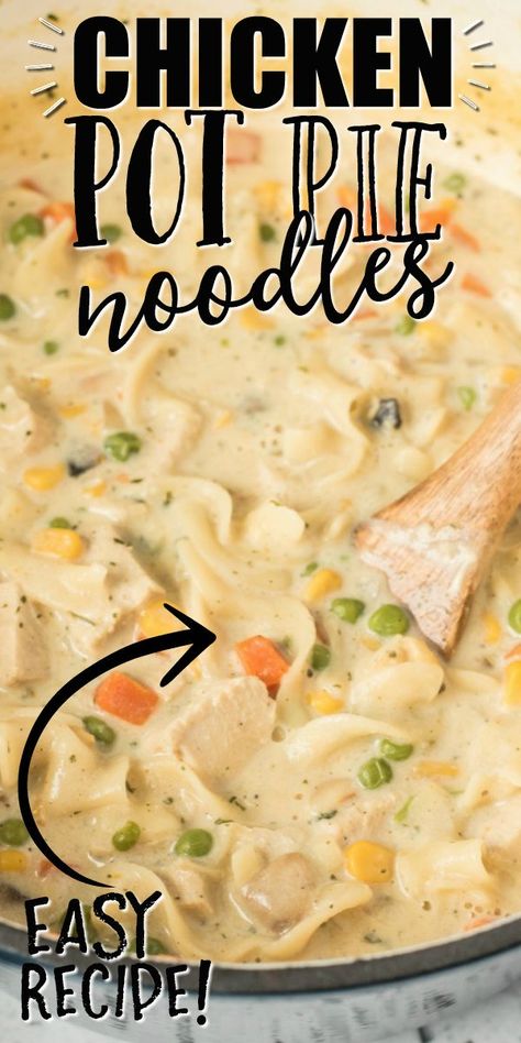 Chicken Pot Pie Noodle Skillet By 12 Tomatoes, Chicken Pot Pie Noodle Soup, Chicken Noodle Pot Pie Casserole, Chicken And Kluski Noodles, Chi Ken Noodle Soup, Chicken Pot Pie With Egg Noodles, Crockpot Chicken Pot Pie With Noodles, Chicken Pot Pie Egg Noodles, Chicken Pot Pie Pasta Recipe