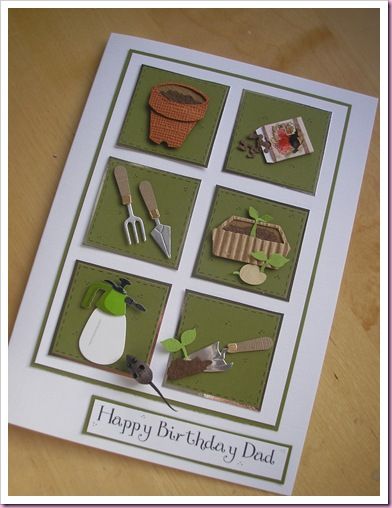 Men Gardening, 26 Birthday, Birthday Card For Men, Card For Men, Masculine Birthday Cards, Bday Cards, Boy Cards, Diy For Men, 3d Stickers